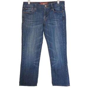 7154 * Lucky Brand Sweet'n Crop Jeans Medium Wash Denim Size 6/28